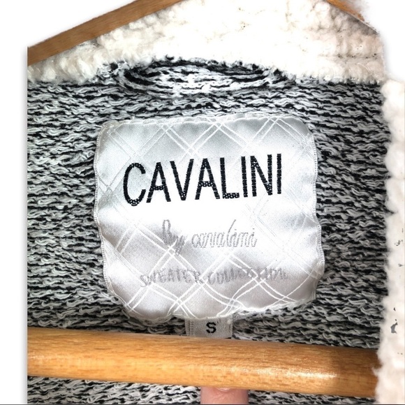 Cavalini by Cavalini - Sweater Collection Neutral Sherpa Open Vest - S - Picture 5 of 9